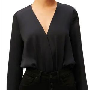 NEW Good American Utility Wrap Bodysuit Black Med